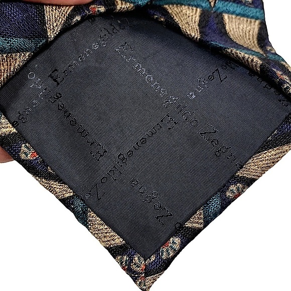 ERMENEGILDO Geometric Silk Tie - Picture 3 of 6